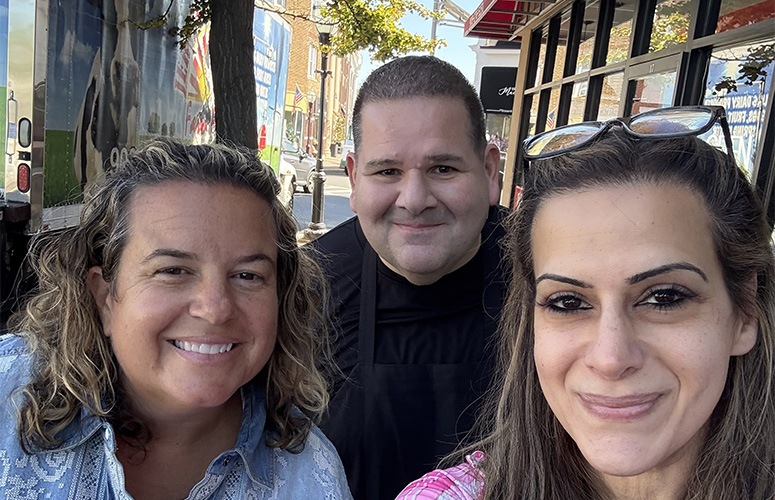 L to R Caren Demyen, Paulo Fontana and Doreen Sayegh